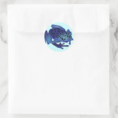 Dart Frog Runder Aufkleber (Tasche)