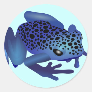Dart Frog Runder Aufkleber