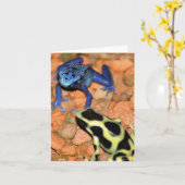 Dart Frosch Note Card Karte (Gelbe Blume)