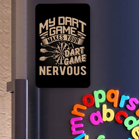 Dart Game Flex - Dart Fan Magnet
