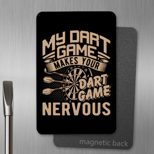 Dart Game Flex - Dart Fan Magnet