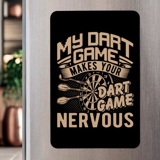 Dart Game Flex - Dart Fan Magnet