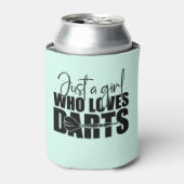 Dart Girl Individuelle Name Dosenkühler (Kanne Vorderseite)
