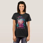 Dart Girl Throwing Dartboard 180 Darts T-Shirt (Vorne ganz)