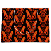 Dart Gun Battle Birthday Große Geschenktüte (Vorderseite)