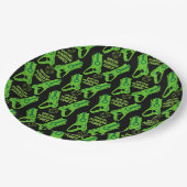 Dart Gun Battle Birthday Pappteller (Schrägansicht)