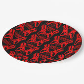 Dart Gun Battle Birthday Pappteller (Schrägansicht)