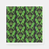 Dart Gun Battle Birthday Serviette (Vorderseite)