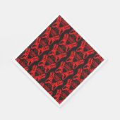 Dart Gun Battle Birthday Serviette (Ecke)