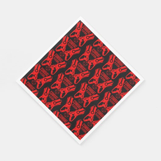 Dart Gun Battle Birthday Serviette (Ecke)