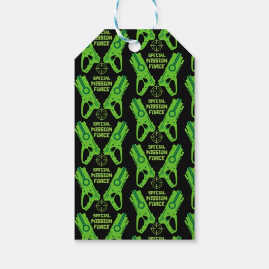 Dart Gun Battle Geschenkanhänger (Vorderseite)