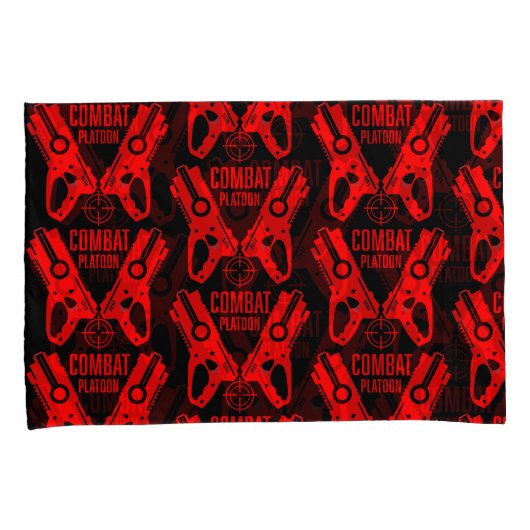 Dart Gun Battle Kissenbezug (Vorderseite-Rechts)