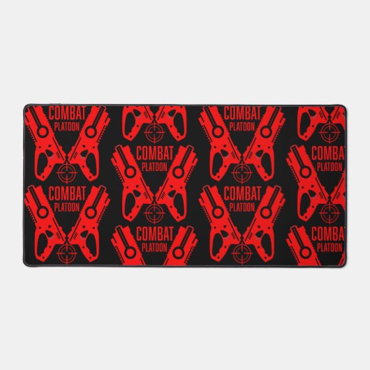 Dart Gun Battle Schreibtischunterlage (Vorderseite)