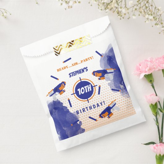 Dart Gun Battle War Boys Birthday Party Geschenktütchen (Versiegelt)