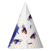 Dart Gun Battle War Boys Birthday Party Partyhütchen (Rückseite)