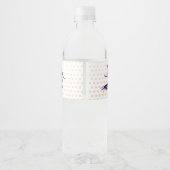 Dart Gun Battle War Boys Birthday Party Wasserflaschenetikett (Rückseite)