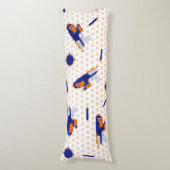 Dart Gun Battle War Boys - Muster Seitenschläferkissen (Vorderseite Vertikal)