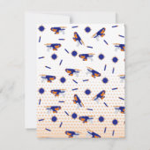 Dart Gun Battle War Boys Target Pattern Kids Mitteilungskarte (Rückseite)