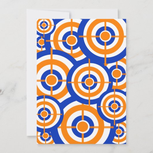 Dart Gun Birthday Party Einladung (Rückseite)