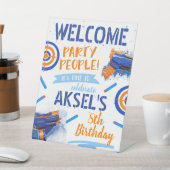 Dart Gun Welcome Poster | Dart Party Sockelschild (In SItu)