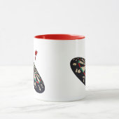 Dart im Flug nach Bullseye, Tasse (Zentrum)