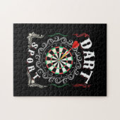 Dart ist mein Sport Puzzle (Horizontal)