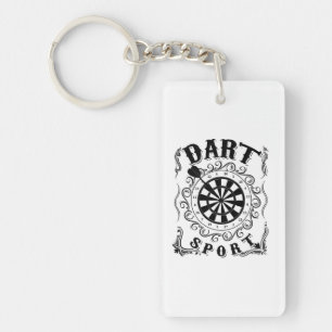 Dart ist mein Sport Schlüsselanhänger
