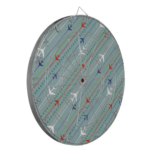Dart-Karte für das hintere Flugzeug Dartscheibe (Vorderseite Links)