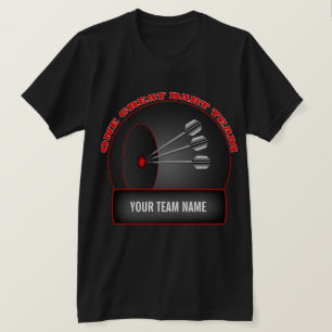 Dart League Great Team Mens Black T - Shirt