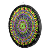 DART Mandala - Neon 1 Dartscheibe (Vorderseite rechts)