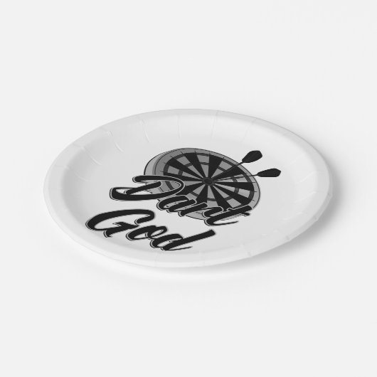 Dart Pappteller (Schrägansicht)