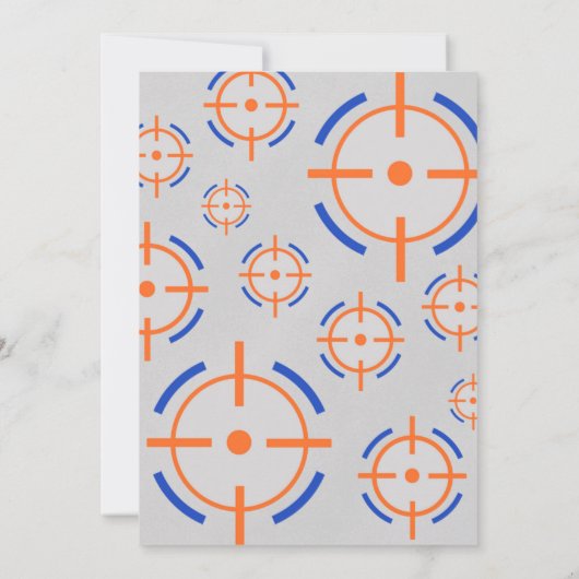 Dart Party Birthday Einladung (Rückseite)