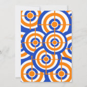 Dart Party Birthday Einladung | Dart Gun (Rückseite)