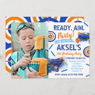 Dart Party Birthday Einladung   Foto Dart Einladun