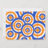 Dart Party Birthday Einladung | Foto Dart Einladun (Rückseite)