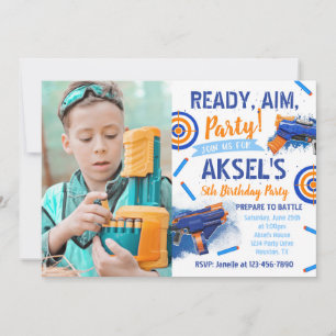 Dart Party Birthday Einladung Foto Dart Einladun