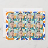 Dart Party Birthday Einladung | Foto Dart Einladun (Rückseite)