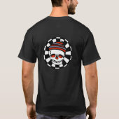 Dart Player Pirate T - Shirt (Rückseite)