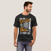 Dart Player Sprichwort Kostüm Dart Bierdeflation T-Shirt (Vorne ganz)