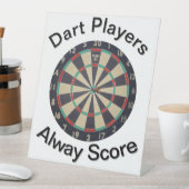 Dart Players Alway Score Sockelschild (In Situ)