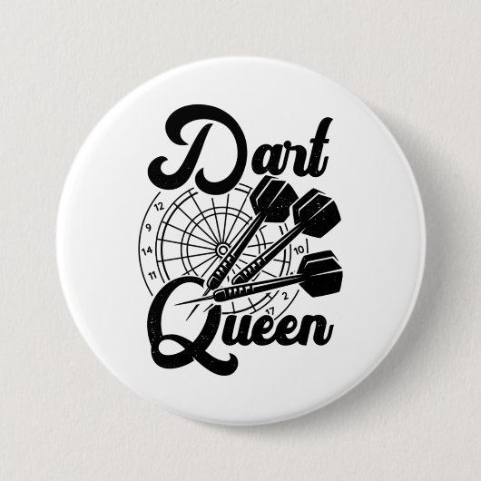 Dart Queen Button (Vorderseite)
