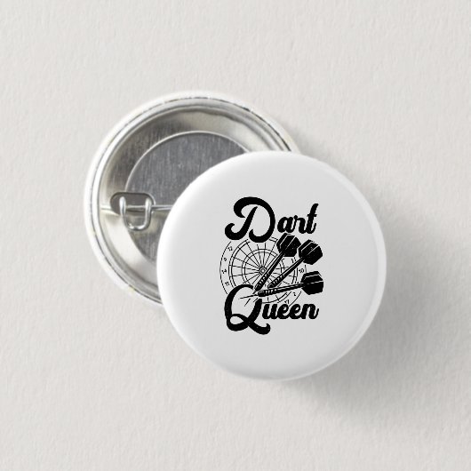 Dart Queen Button (Vorne & Hinten)
