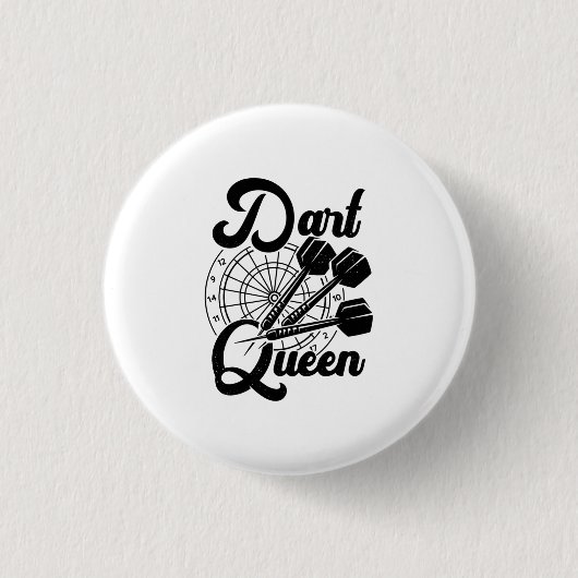 Dart Queen Button (Vorderseite)