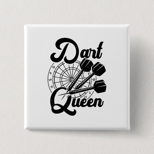 Dart Queen Button (Vorderseite)