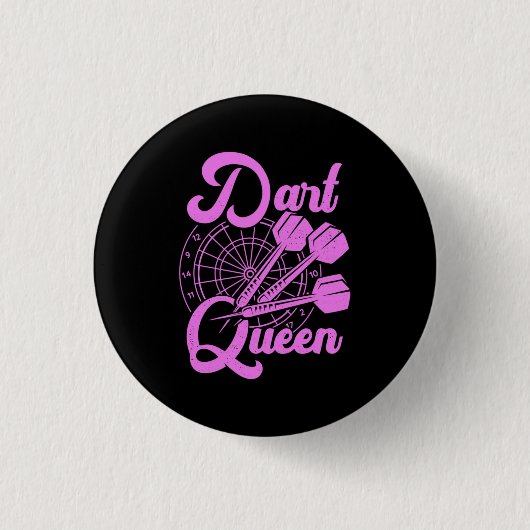Dart Queen Button (Vorderseite)