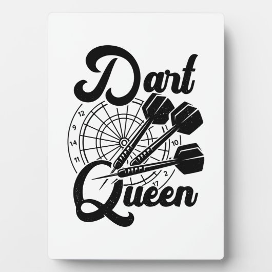 Dart Queen Fotoplatte (Vorderseite)