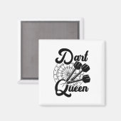 Dart Queen Magnet (Vorderseite/Rückseite)