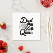 Dart Queen Serviette (Beispiel)