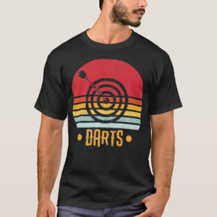 Dart Retro Darts Arrow Vintag Bullseye Darter T-Shirt