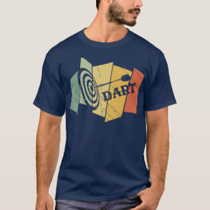 Dart Retro Darts Arrow Vintag Bullseye Darter T-Shirt